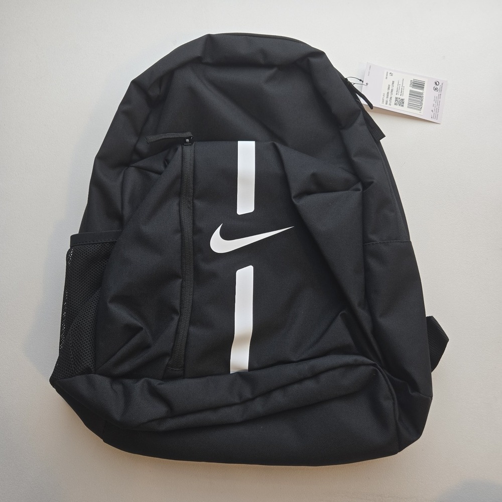 Nike Academy Backpack Everyday Black Bag DA257-010 22L Swoosh School Bag NWT New
